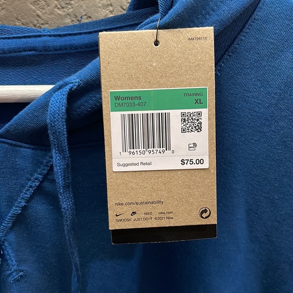 Nike Women's Yoga Dri-FIT Fleece Hoodie - Picture 5 of 10